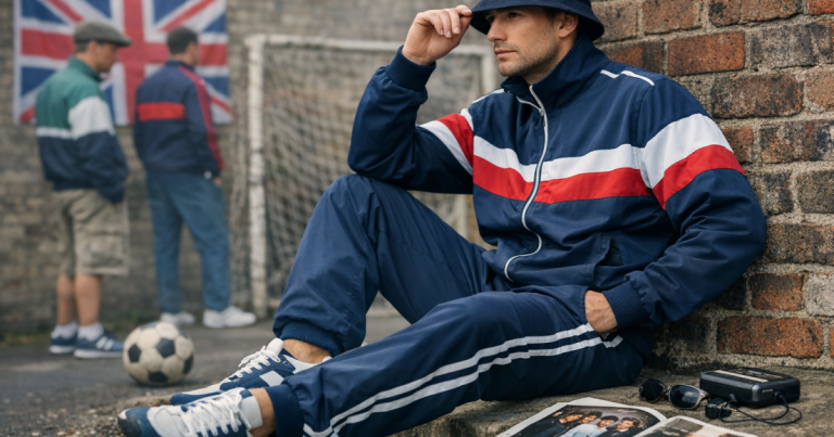 Britpop tracksuit style