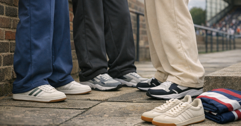 trainers for wide tracksuit bottoms
