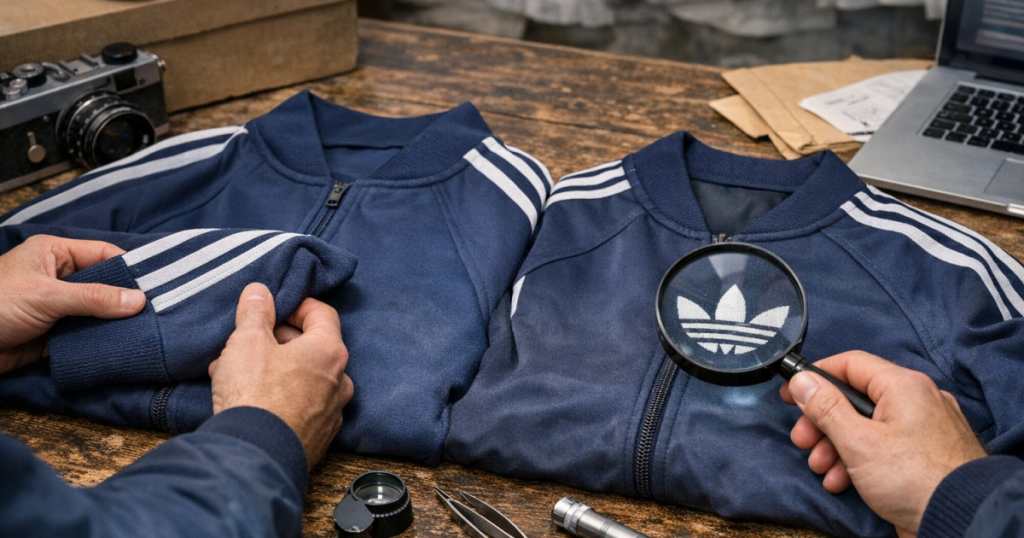 fake Adidas Originals track tops