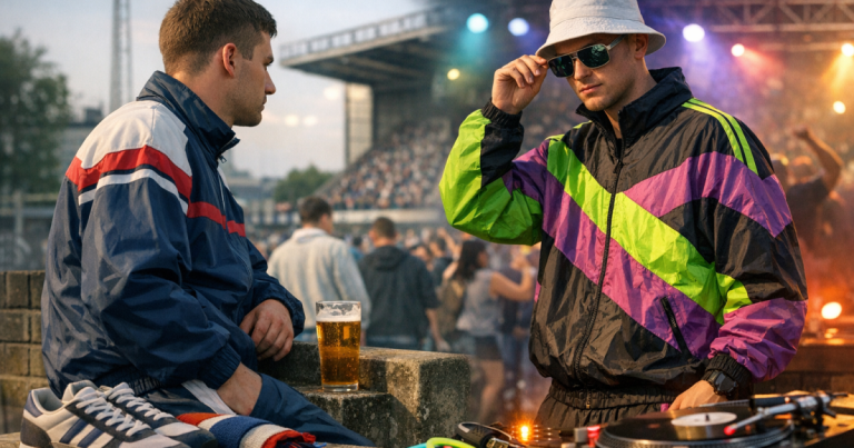 rave influence in terrace tracksuit culture